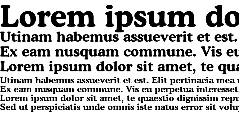 Sample of font111 Bold