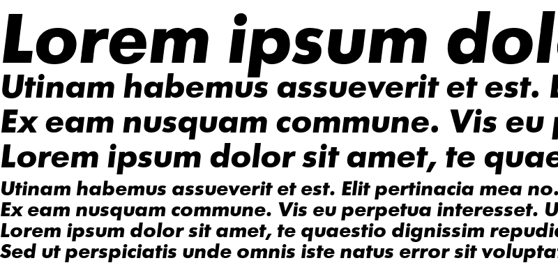 Sample of font193 Bold Italic