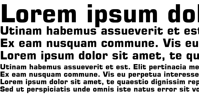 Sample of font397 Bold