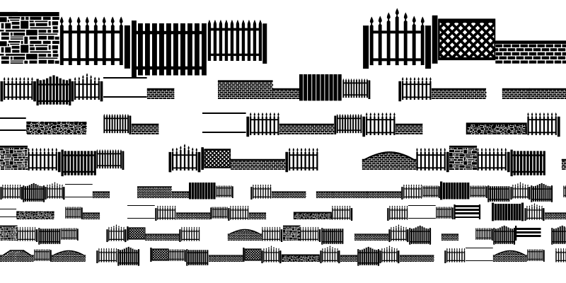 Sample of FontCo Fences
