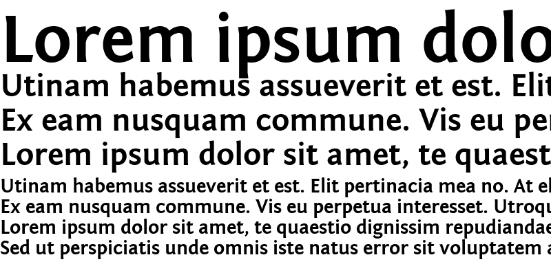 Sample of Fontin Sans CR Bold