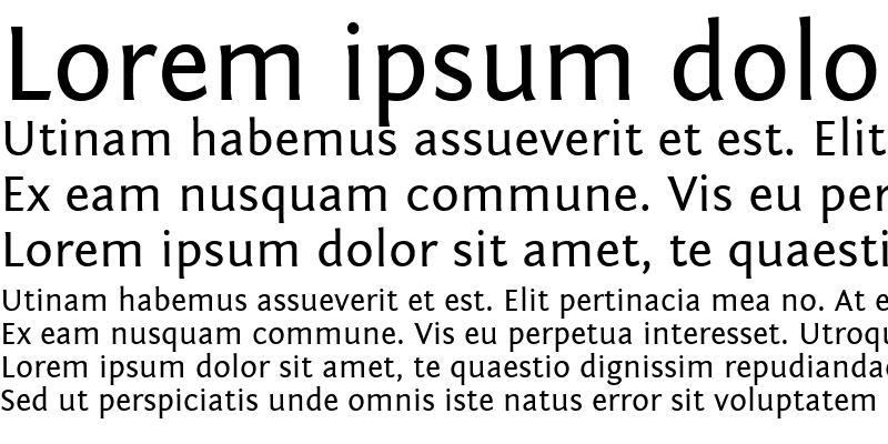 Sample of Fontin Sans CR Regular