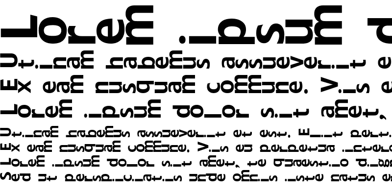 Sample of FontLeft