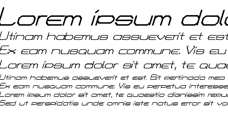 Sample of Fontmaker's Choice Italic