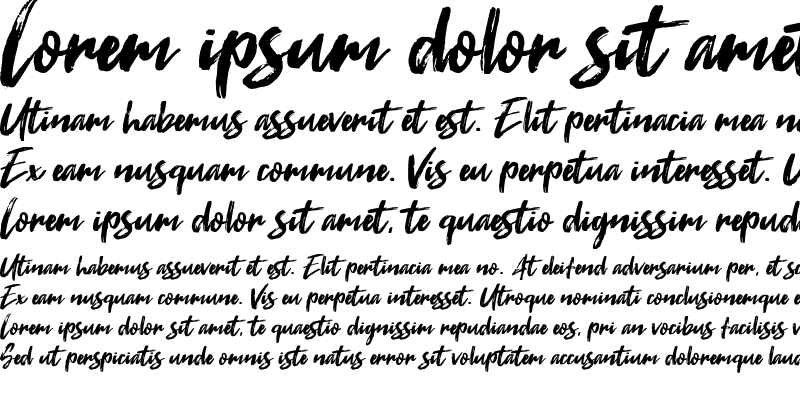 Sample of Fontrust Regular