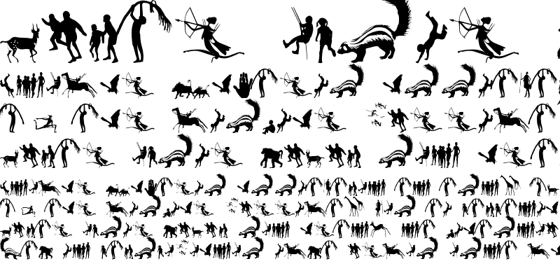 Sample of Fonts of Afrika Sample