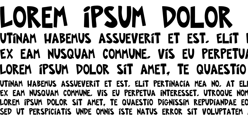 Sample of FOP Title Style Font