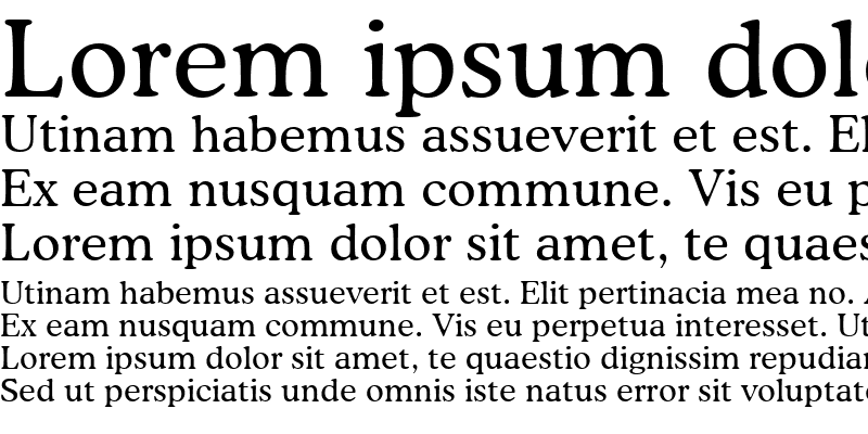 Sample of Foreground Font