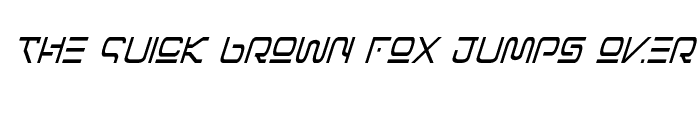 Preview of Foreign Alien Condensed Italic Condensed Italic