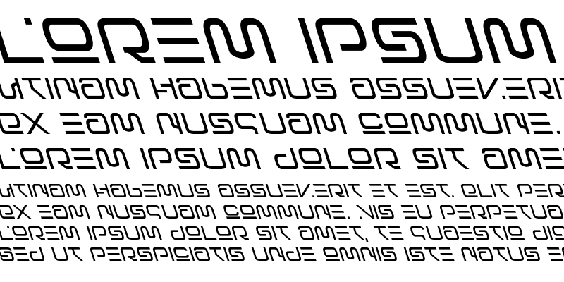 Sample of Foreign Alien Leftalic Italic