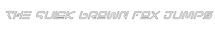Preview of Foreign Alien Outline Italic Outline Italic