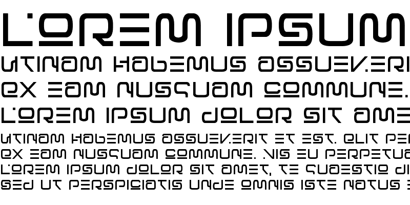 Sample of Foreign Alien Semi-Bold Semi-Bold