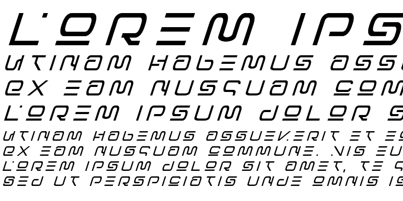 Sample of Foreign Alien Title Italic