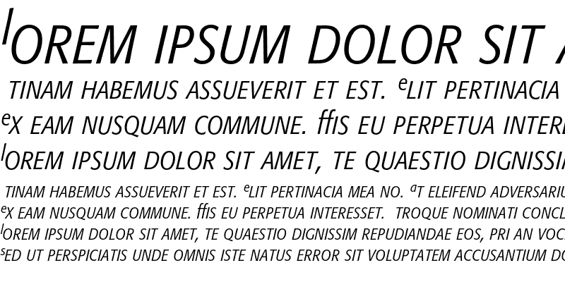 Sample of Formata Light Condensed Expert Italic