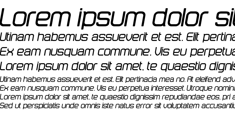 Sample of Formatt Italic