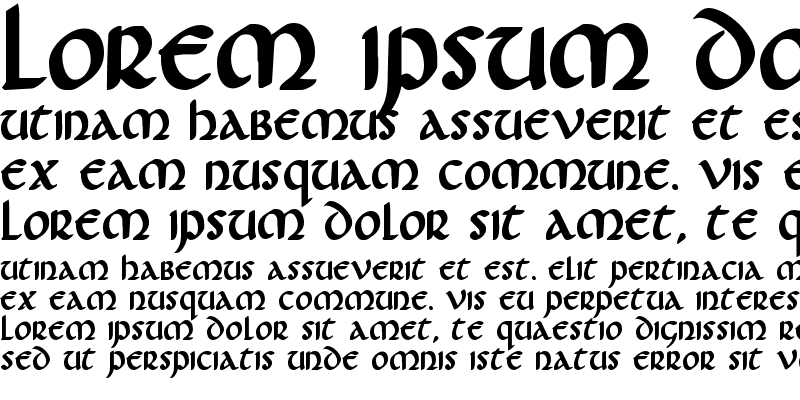 Sample of Foucault Bold Bold