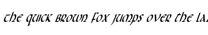 Preview of Foucault Condensed Italic Condensed Italic