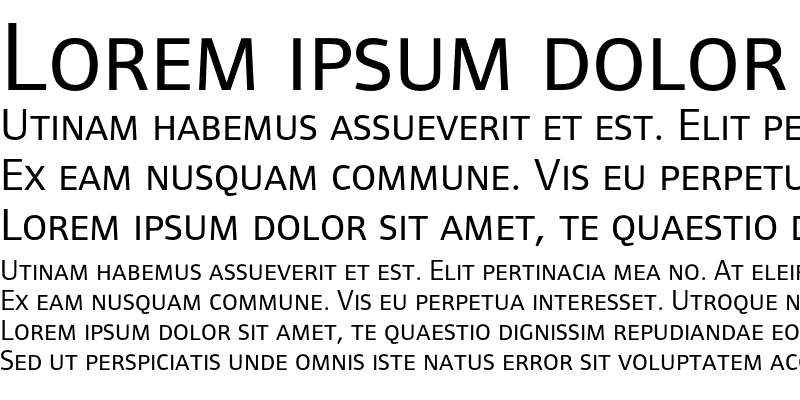 Sample of FoundryFormSans BookSC Regular