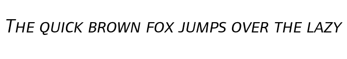 Preview of FoundryFormSans SC Italic
