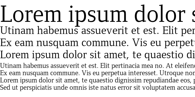 Sample of FoundryFormSerif Book Regular