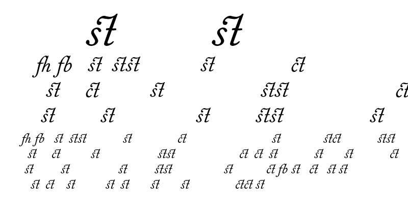 Sample of Fournier MT Alt Italic