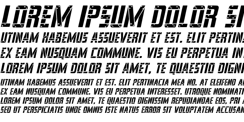 Sample of Frank-n-Plank Light Italic