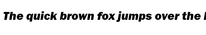 Preview of FranklinGothicHeavyC Italic