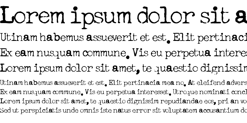 Sample of FreekyTypewriter