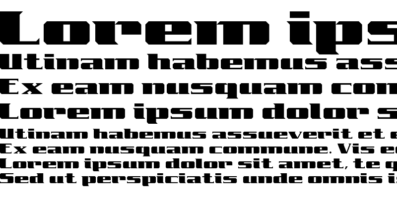 Sample of FreeLine Serif