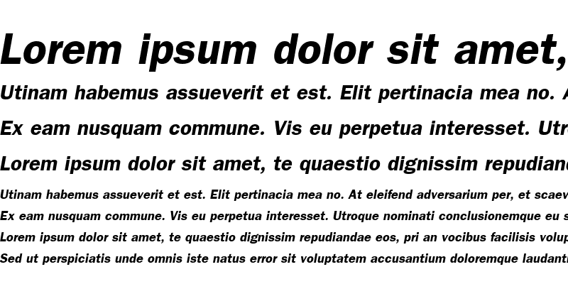 Sample of FreesiaUPC Bold Italic