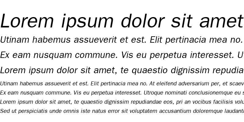 Sample of FreesiaUPC Italic