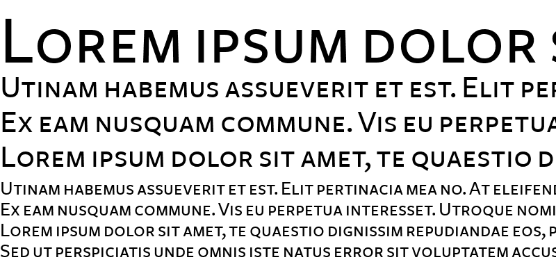 Sample of FreightSans MediumSC