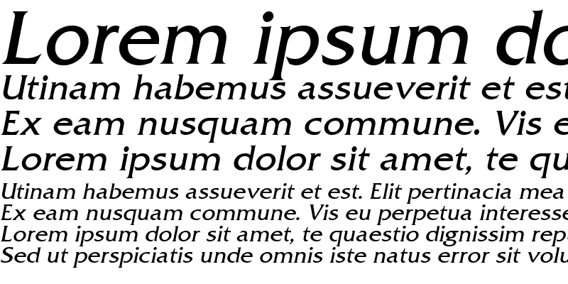 Sample of Frit-Qat Italic