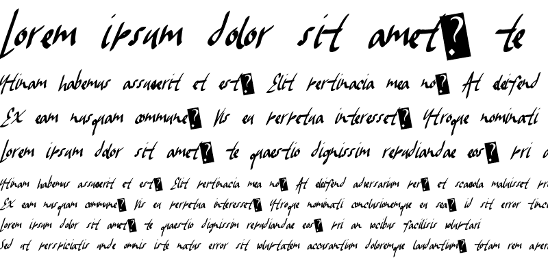 Sample of FrostyWinter Regular