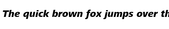 Preview of FrutigerNextLT Heavy Italic