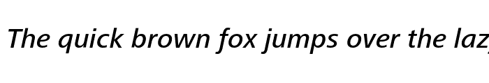 Preview of FrutigerNextLT Medium Italic