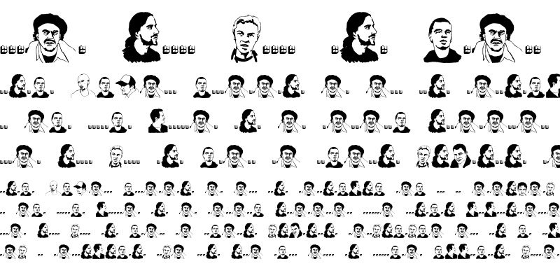 Sample of FT Fenotype faces DEMO men