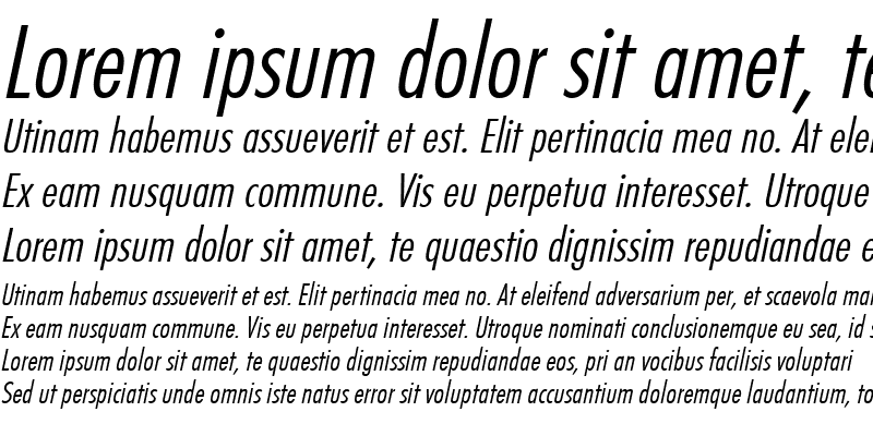 Sample of FunctionCondLH Italic