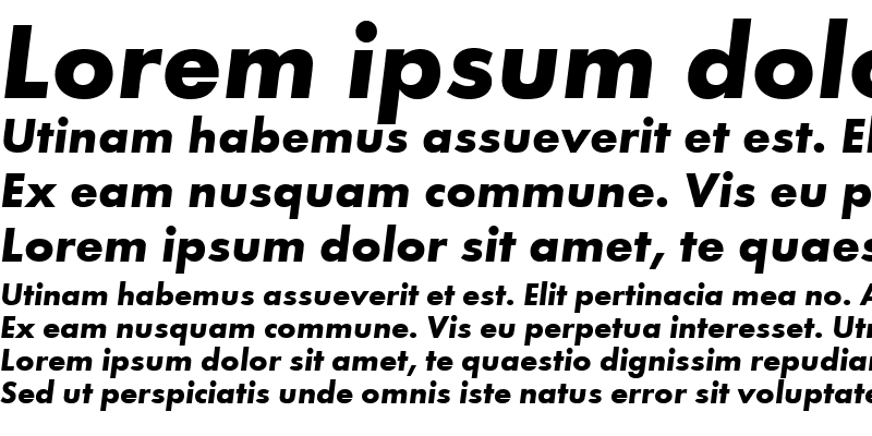 Sample of FunctionLH Bold Italic