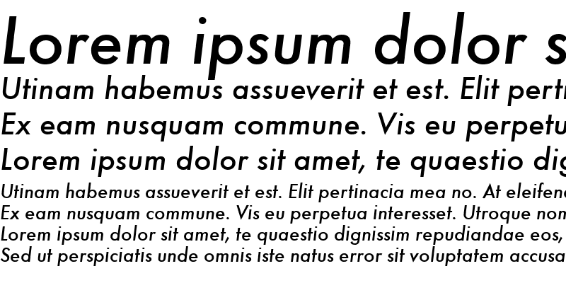 Sample of FunctionM Italic