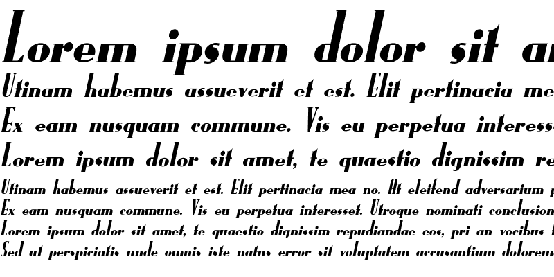 Sample of FundRunk Italic
