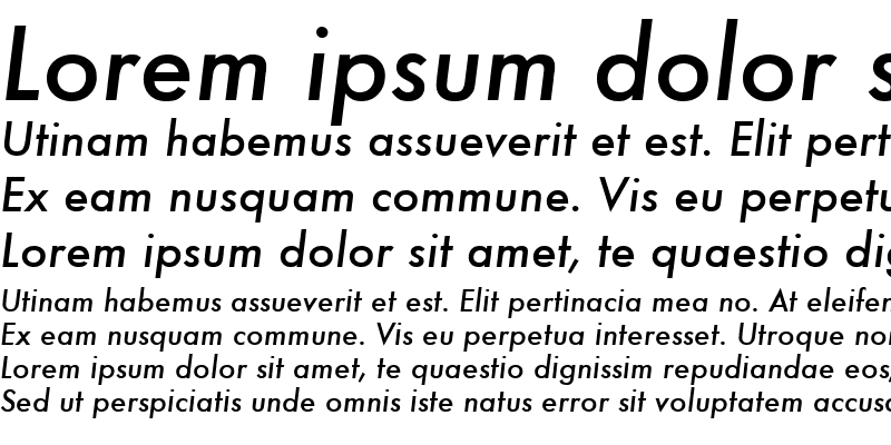 Sample of Fuschia Medium Italic