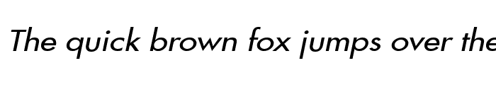 Preview of FusiWide Italic