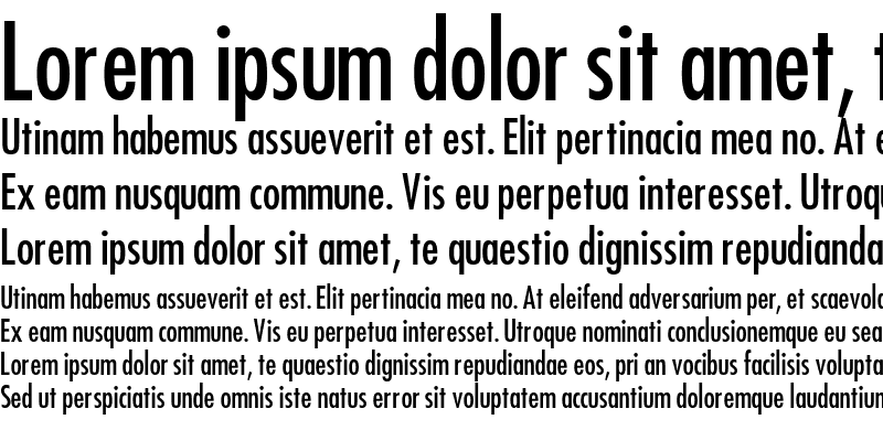 Sample of FutshiCondensedSmall