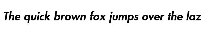 Preview of Futura LT Medium Bold Italic