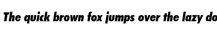 Preview of Futura XBlkCnIt BT Extra Black Italic