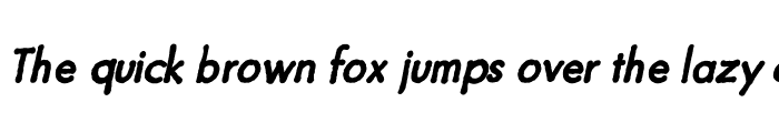 Preview of Futuramano Bold Italic