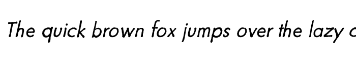 Preview of Futuramano Light Italic