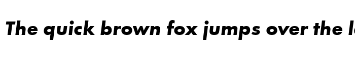 Preview of FuturaT Bold Italic