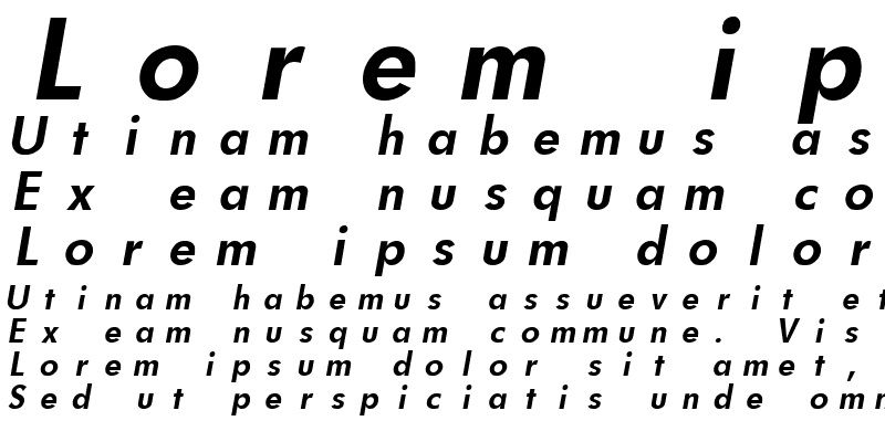 Sample of Futurist Fixed-width Bold Italic